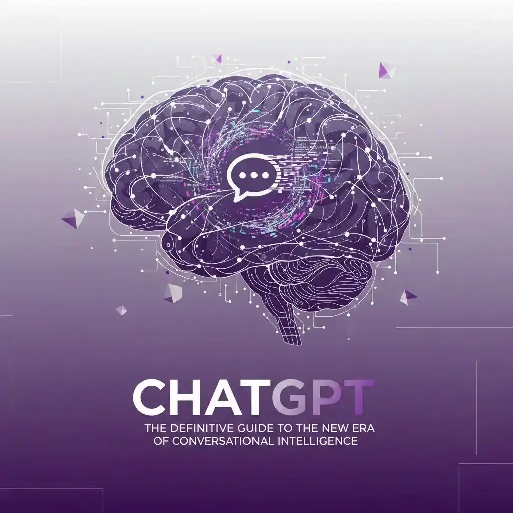 Visual representation of ChatGPT as a neural reasoning engine showing brain-like circuit paths and artificial intelligence nodes.