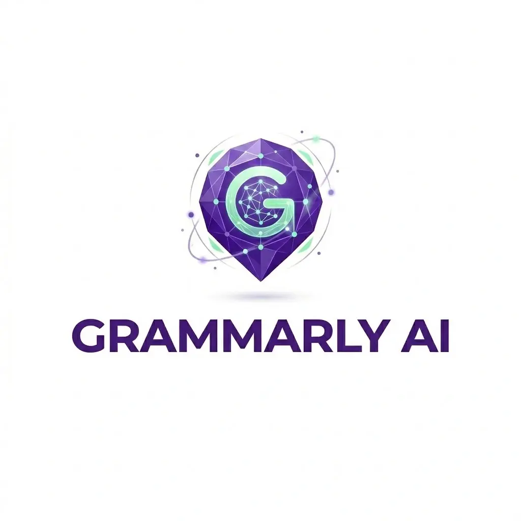 Grammarly Ai Futuristic Logo Concept