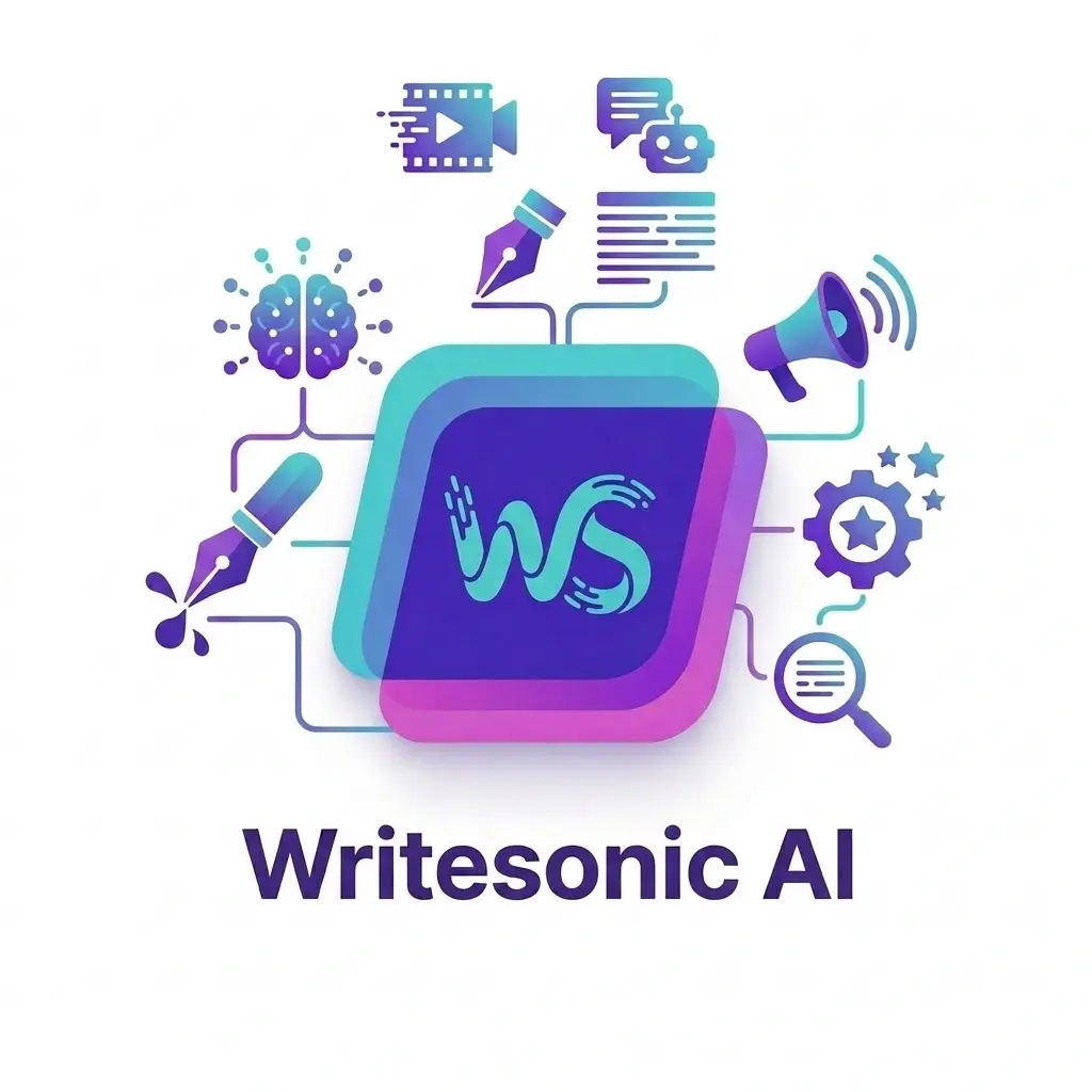 Writesonic Ai All In One Content Platform Infographic