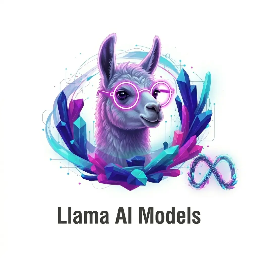 Technical comparison of Llama AI model open source versions including Llama 3 8B, Llama 3 8B Instruct, Llama 3 8B GGUF, and the flagship Llama 3.1 405B from Meta.